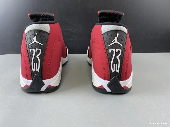 1st Kicks GYM JORDAN RED TORO AIR 14 RETRO 487471-006 0731